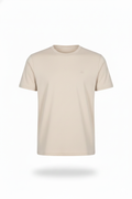Camiseta Basica Beige Para Hombre Aeropostale Guys Ss Tees Egret 4240