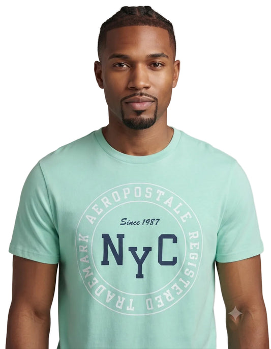 Camiseta Para Hombre Aero Level 1 Graphic Tees Beveled Glass 4950