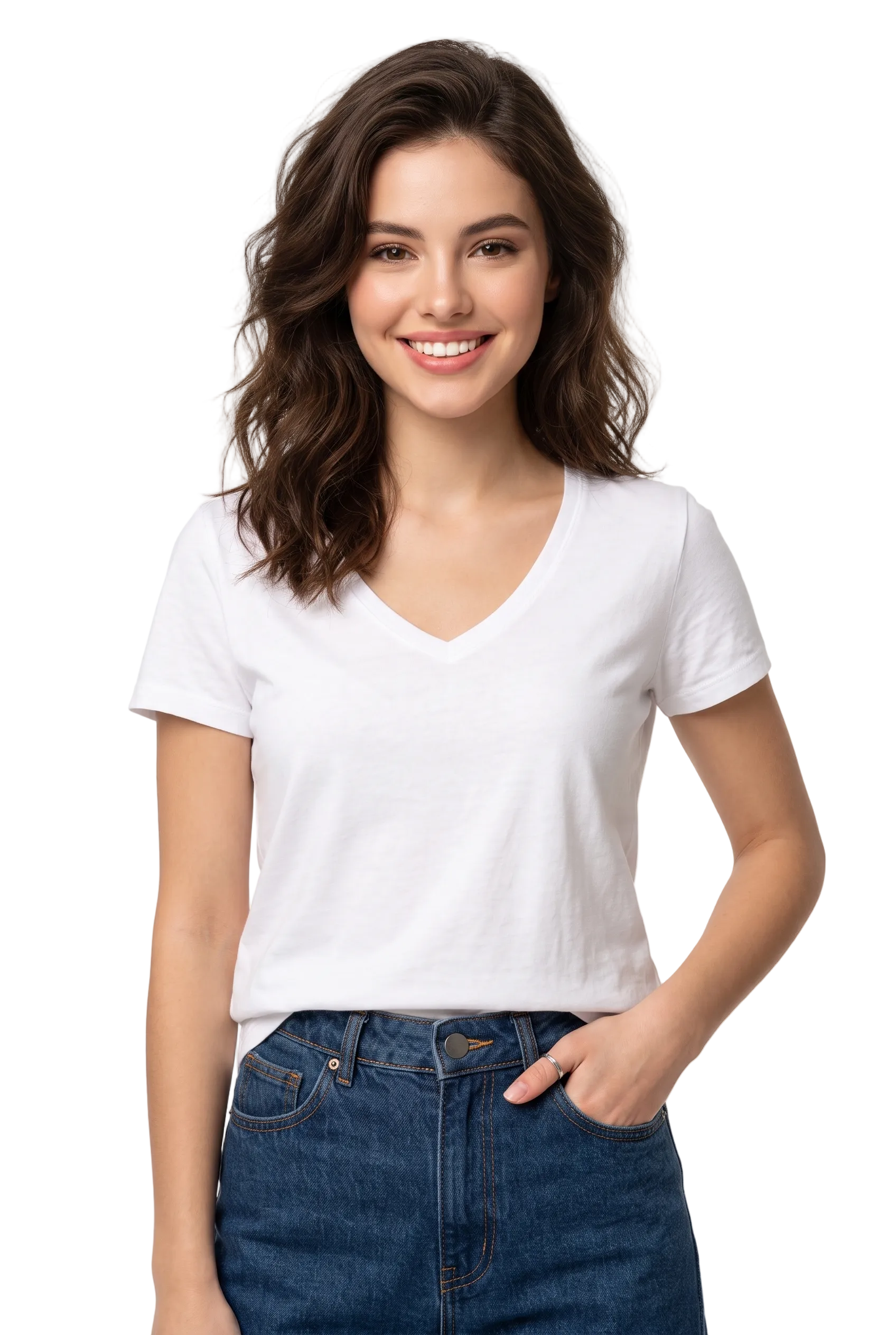 Camiseta Basica Blanca Para Mujer Blanca Aeropostale Girls Solid Ss 4208
