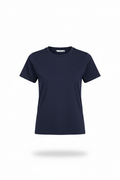 Camiseta Basica Azul Para Mujer Aeropostale Girls Solid Ss Cadet Navy  4204
