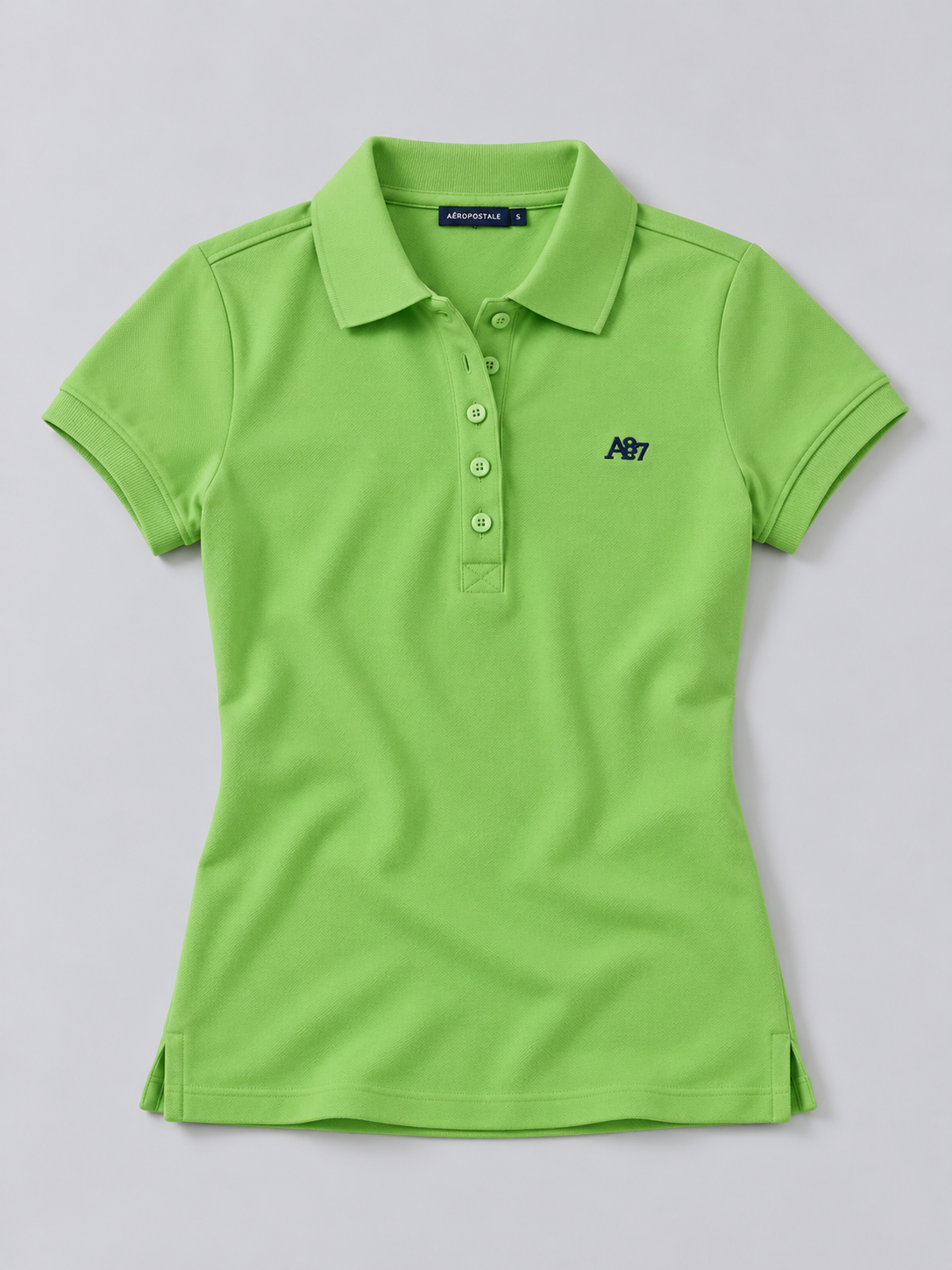 Polo Para Mujer Aero Solid Polo Green Turquoise
