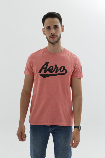 Camiseta Para Hombre Gratin Rose Aero Level 1 Graphic Tees Superpink