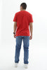 Camiseta Para Hombre Fuzzy Print Aero Level 1 Graphic Tees True Red