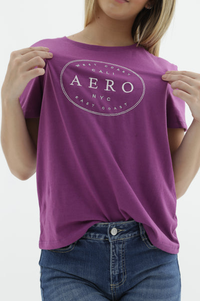 Camiseta Para Mujer Embossed Circle Aero Level 2 Graphic Bousenberry