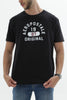 Camiseta Para Hombre Half Circle 87 Aero Level 1 Graphic Tees Dark Black