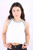 Top Para Mujer Aeropostale Fashion Bare Solid Dark Black 9654