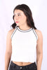Top Para Mujer Aeropostale Fashion Bare Solid Dark Black 9654