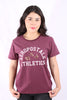 Camiseta Vinotinto Para Mujer Aeropostale Graphic Level 2 Classic Aubum 6850