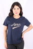 Camiseta Azul Para Mujer Aeropostale Graphic Level 1 Estate Blue 6848