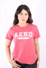 Camiseta Rosada Para Mujer Aeropostale Graphic Level 2 Barroque Rose 6766