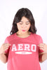 Camiseta Rosada Para Mujer Aeropostale Graphic Level 2 Barroque Rose 6766