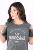 Camiseta Gris Para Mujer Aeropostale Graphic Level 2 Beetle 6851