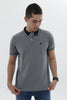 Camiseta Polo Para Hombre Gratin Grey Aero Guys Ss Novelty Polo Blue Tint