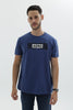 Camiseta Para Hombre Superimposed Aero Level 2 Graphic Tees Dress Blues