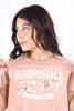 Camiseta Para Mujer Aeropostale Graphic Level 1 Pirouette 6728