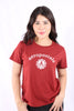 Camiseta Vinotinto Para Mujer Aeropostale Graphic Level 2 Earth Red 6727