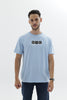 Camiseta Para Hombre Squarer Black NYC Aero Level 2 Graphic Tees Adriatic Blue
