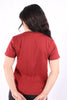 Camiseta Vinotinto Para Mujer Aeropostale Graphic Level 2 Earth Red 6727
