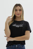 Camiseta Para Mujer Italics Aero Graphic Level 2 Dark Black