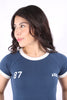 Top Para Mujer Aeropostale Girls Fashion Ss Estate Blue 9465