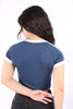 Top Para Mujer Aeropostale Girls Fashion Ss Estate Blue 9465