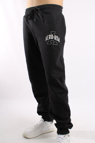 Sudadera Negra Para Hombre Aeropostale Guys Fleece Pants Dark Black 4889