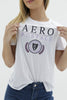 Camiseta Para Mujer Badge Purple Aero Graphic Level 2 Bleach