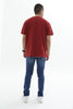 Camiseta Para Hombre Vertical Blue Aero Level 2 Graphic Tees Rio Red