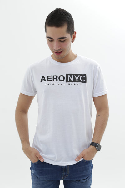 Camiseta Para Hombre Rectangle Black NYC Aero Level 2 Graphic Tees Bleach