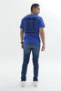 Camiseta Para Hombre Square 1987 Aero Level 1 Graphic Tees Blue Lolite