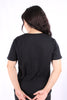 Camiseta Negra Para Mujer Aeropostale Graphic Level 1 Dark Black 6735