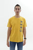 Camiseta Para Hombre Mostaza NY V Aero Level 1 Graphic Tees SnapDragon