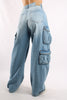 Cargo Para Mujer Aeropostale Girls Denim Fashion Dark Wash 6272