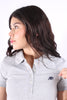 Polo Gris Para Mujer Aeropostale Solid Polo Lhg 4164