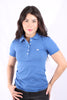 Polo Azul Para Mujer Aeropostale Solid Polo Royal Blue 4163