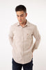 Camisas Manga Larga Para Hombre Aero Guys Ls Woven Shirts Natural