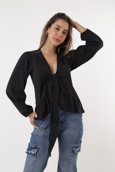 Blusa Aero Girls Wvns Fashion Dark Black