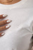 Aero Girls Solid Ss Cream