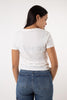 Aero Girls Solid Ss Cream