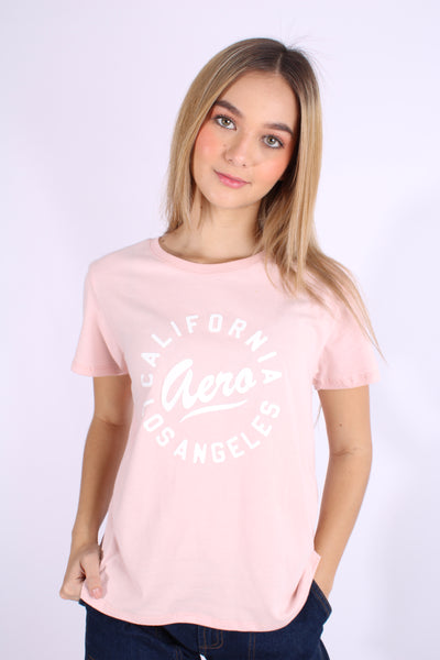 Camiseta Rosada Para Mujer Aeropostale Graphic Level 2 6726