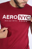 Camiseta Vino Tinto  Para Hombre Aeropostale Level 2 Graphic Tees 2637