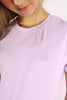 Camiseta Básica Para Mujer Logo Violet Aero Girls Solid Ss Violet Tulip