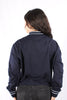 Buzo Azul Oscuro Para Mujer Aeropostale Girls Fleece Zip Front Ocean Deep 9475