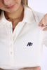 Polo Blanca Para Mujer Aeropostale Solid Polo 4163