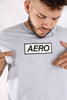 Camiseta Gris Para Hombre Aeropostale Level 2 Graphic Tees 4631