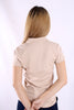 Polo Beige Para Mujer Aeropostale Solid Polo 4163