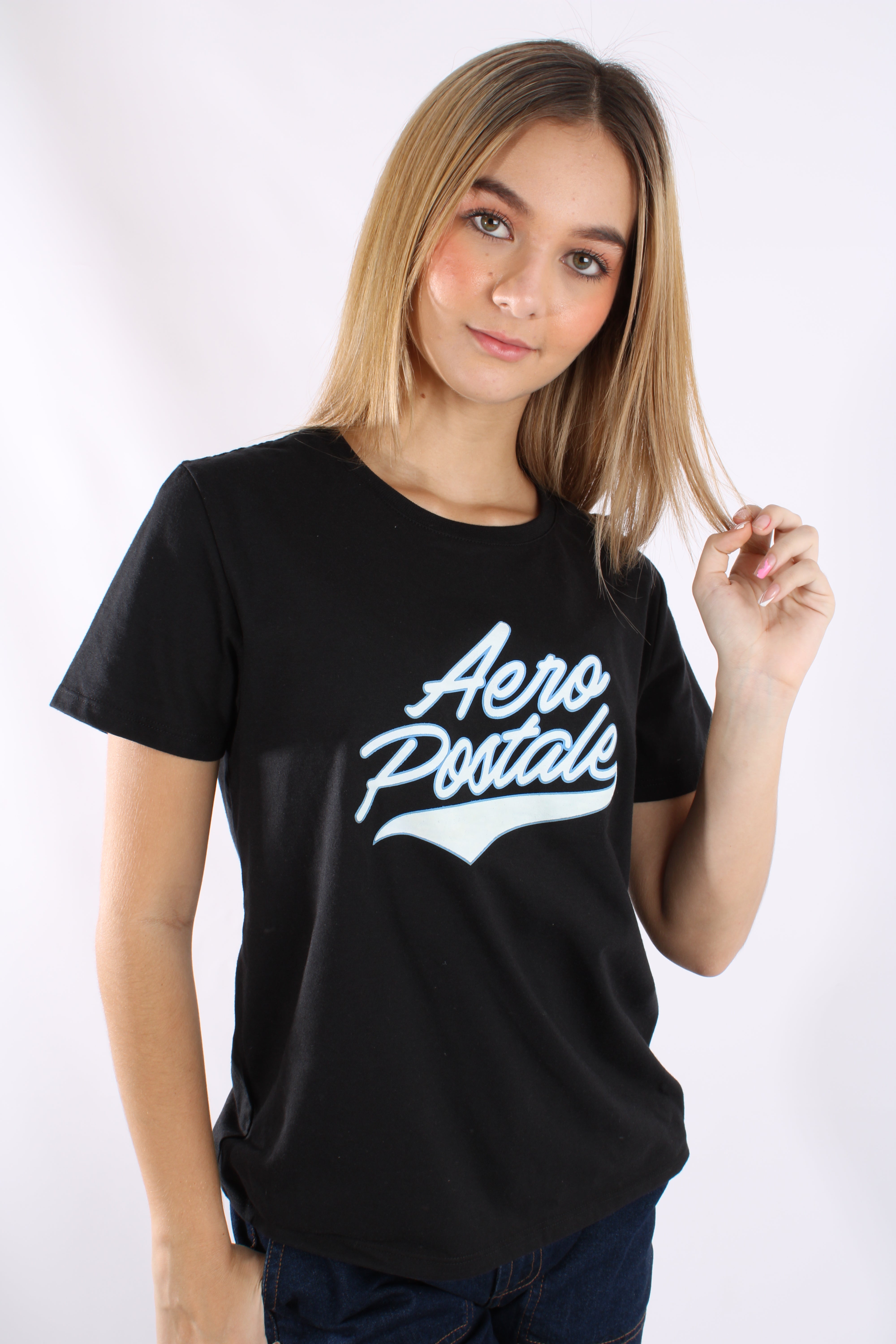 Aéropostale Colombia Camisetas De Mujer Aeropostale Camiseta Negra