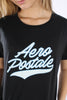 Camiseta Negra Para Mujer Aeropostale Graphic Level 2 6722