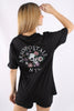 Camiseta Negra Para Mujer Aeropostale Girls Fashion Graphics 6532