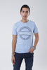 Camiseta Para Hombre Circle Aero Level 2 Graphic Tees Placid Blue